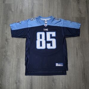 Vintage Reebok Tennessee Titans Derrick Mason Jersey Youth Size XL Mens Small
